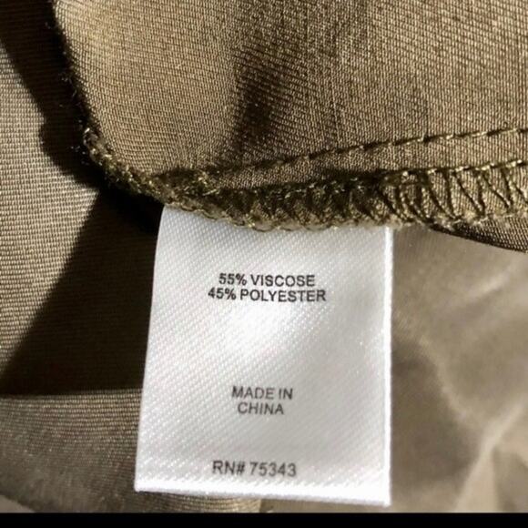 A. Moss Cropped Green Moto Jacket Lightweight Small - Picture 8 of 8